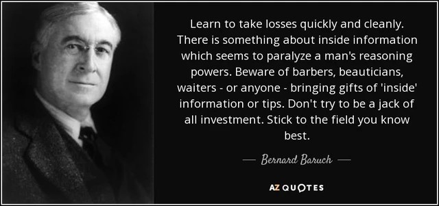 Tôn chỉ đầu tư của Bernard Baruch
